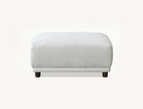 Lottie Footstool in Polar Boucle