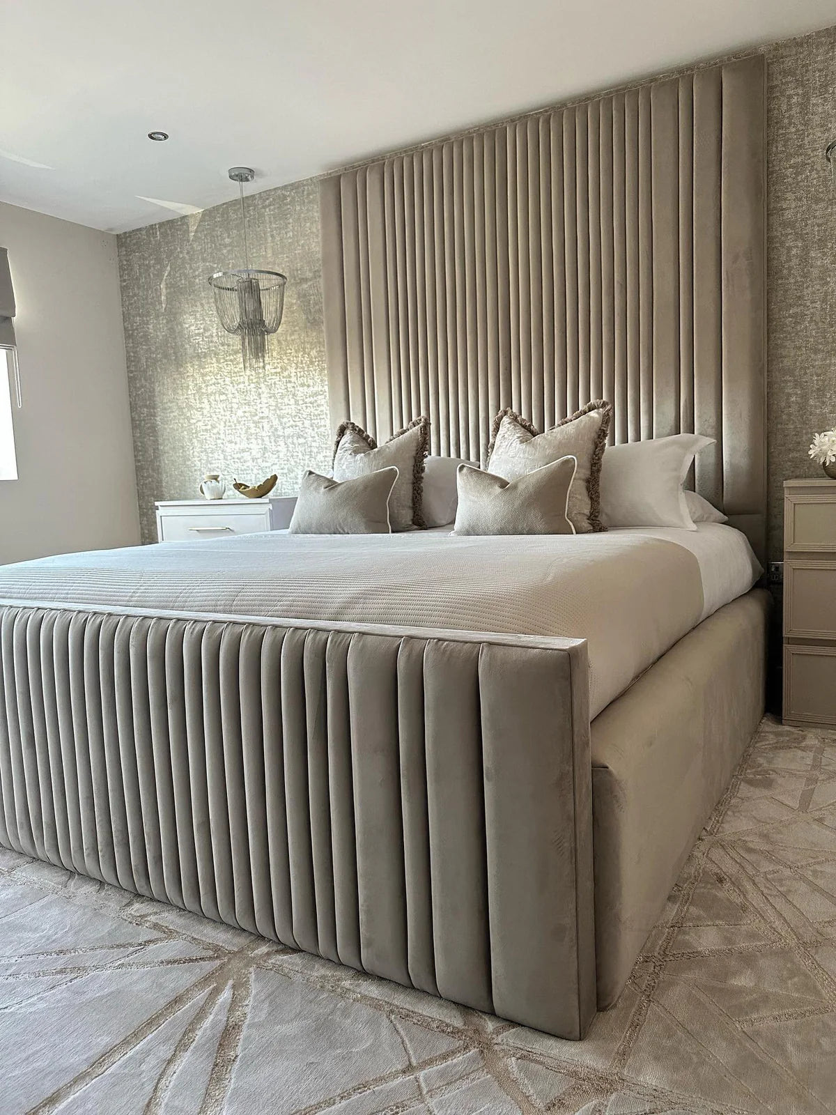 The Elysian Luxe Panelled Bedframe