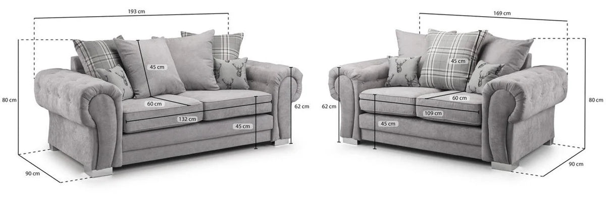 Mayfair Scatterback 3+2 Set Sofa