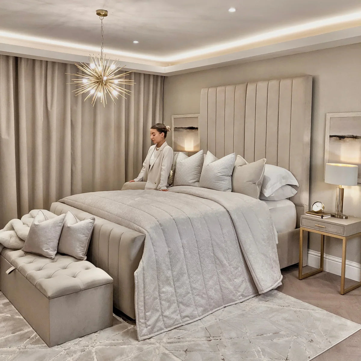 Westminster Luxury Panelled Bed