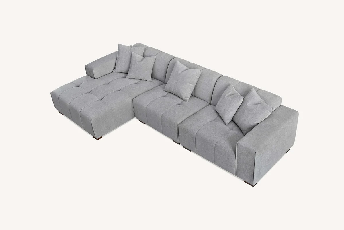 Leanord Sofa in Cloudy Grey Boucle