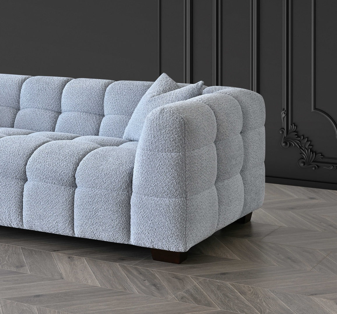 Tribeca 4 Seater Sofa in Pearl Boucle