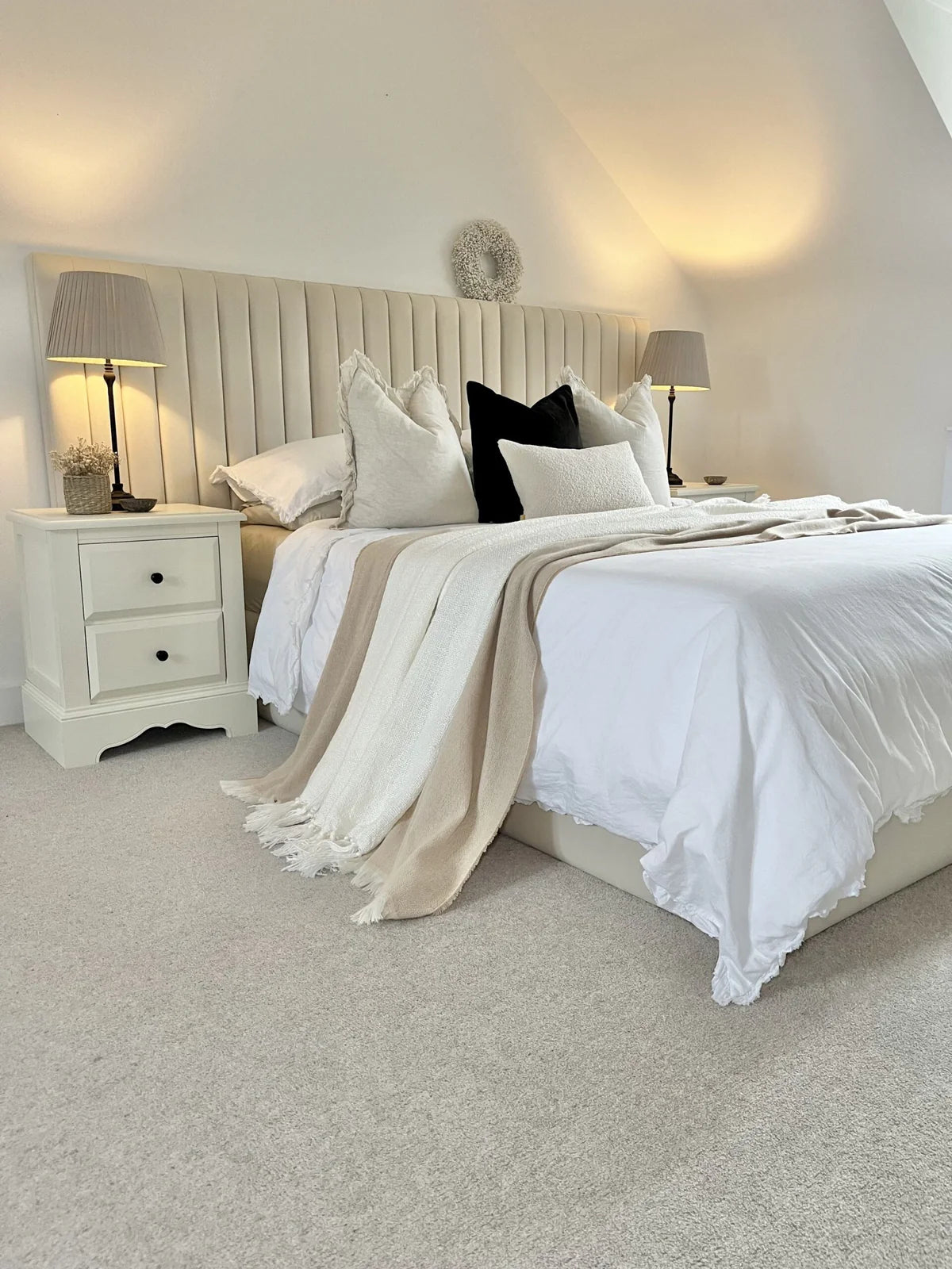 Fitzroy Wide Headboard Bed