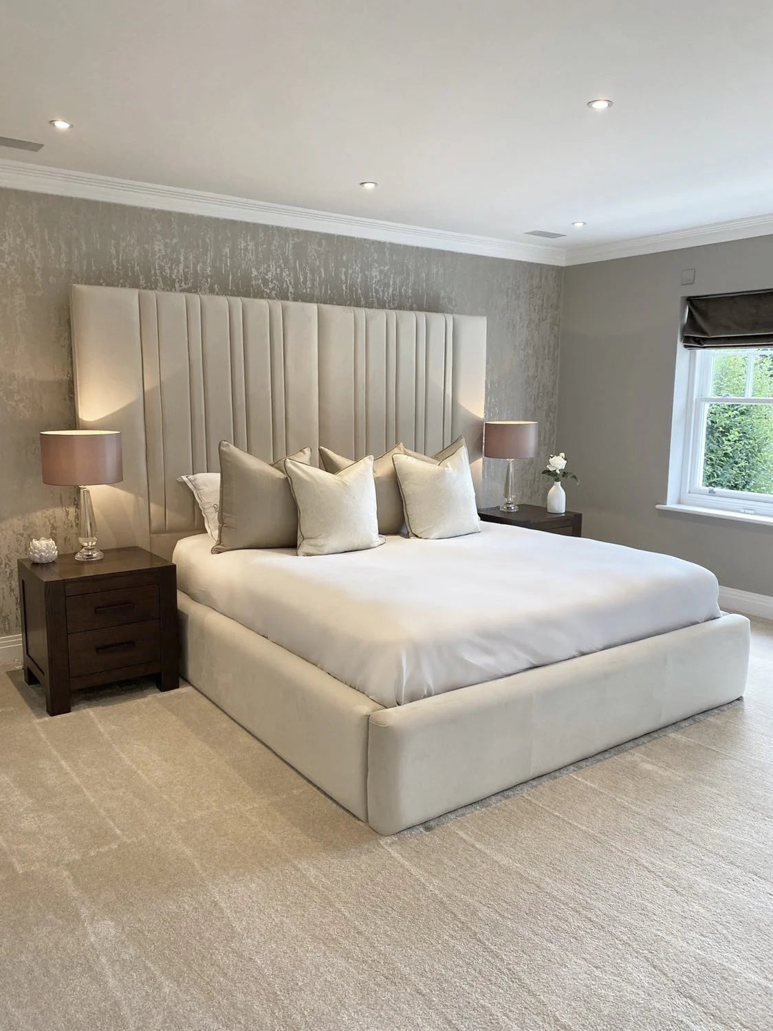 Corinthia Wide Headboard Bed