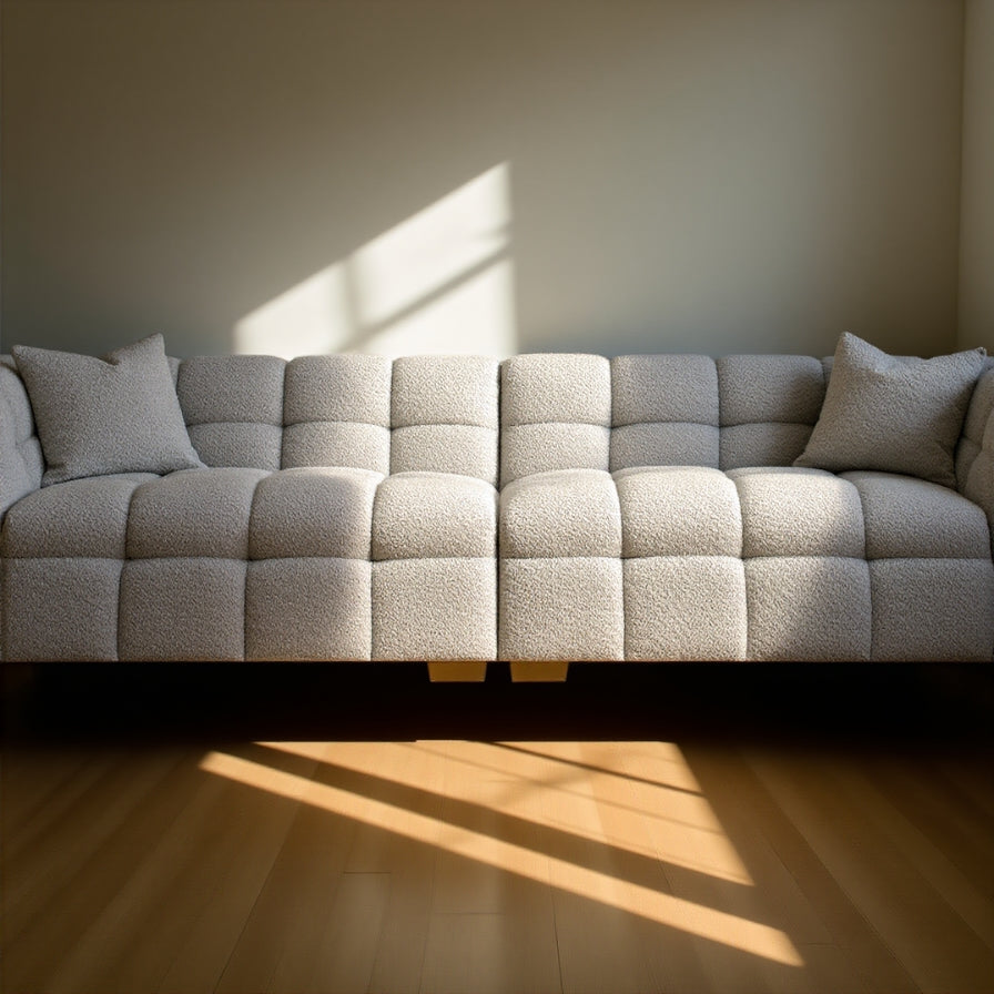 Tribeca 4 Seater Sofa in Pearl Boucle