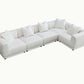 Lottie Right Corner Sofa in Polar Boucle