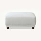 Lottie Footstool in Polar Boucle