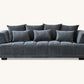 Gramercy 3 Seater Sofa in Steel Velvet
