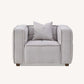 Murray Armchair in Putty Boucle Fabric