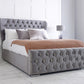 New York Wingback Chesterfield Bed