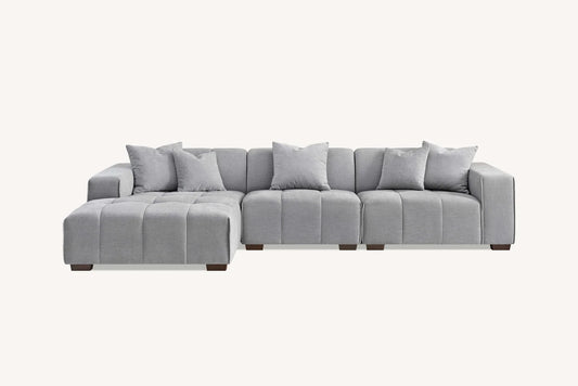 Leanord Sofa in Cloudy Grey Boucle