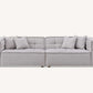 Murray 4 Seater Sofa in Putty Boucle Fabric