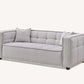 Murray 3 Seater Sofa in Putty Boucle Fabric