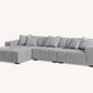 Leanord Sofa in Cloudy Grey Boucle