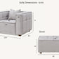 Murray Armchair in Putty Boucle Fabric