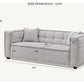 Murray 3 Seater Sofa in Putty Boucle Fabric