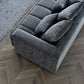 Gramercy 2 Seater Sofa in Steel Velvet