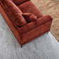 Lenox 2 Seater Sofa in Rust Velvet