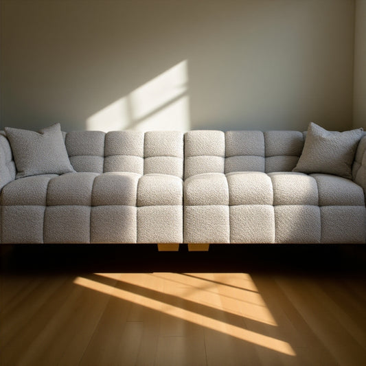 Tribeca 4 Seater Sofa in Pearl Boucle
